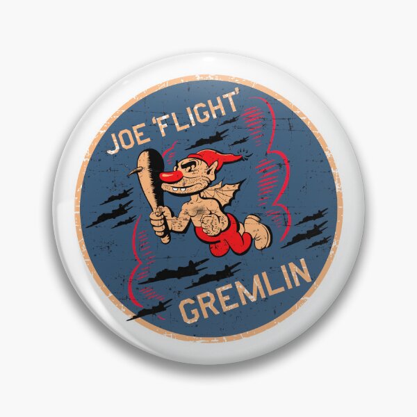Item preview, USAAF - Joe Flight Gremlin - Blue Patch - Grunge Style designed and sold by pzd501.