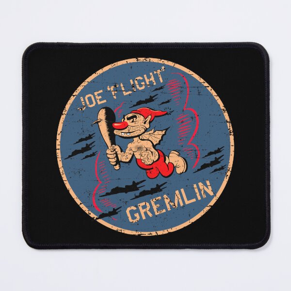 Item preview, USAAF - Joe Flight Gremlin - Blue Patch - Grunge Style designed and sold by pzd501.