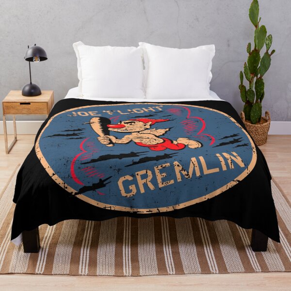 Item preview, USAAF - Joe Flight Gremlin - Blue Patch - Grunge Style designed and sold by pzd501.