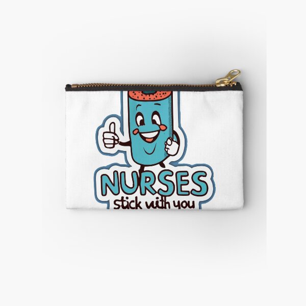 Item preview, Nurses Stick With You - Cartoon Bandage Mascot designed and sold by NiftyWrx.