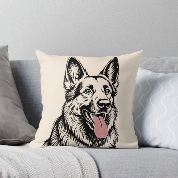 Item preview, German Shepherd A Line Art Tribute designed and sold by Pickmash.