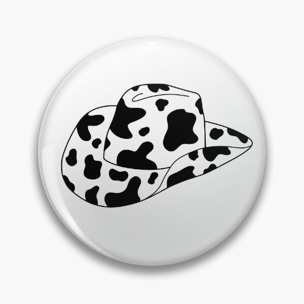 Item preview, Black Cow Print Cowboy Hat designed and sold by sorooart.