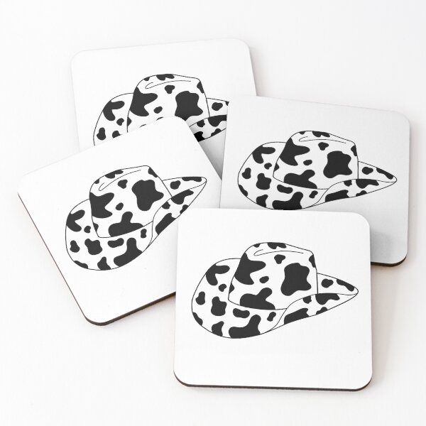 Item preview, Black Cow Print Cowboy Hat designed and sold by sorooart.