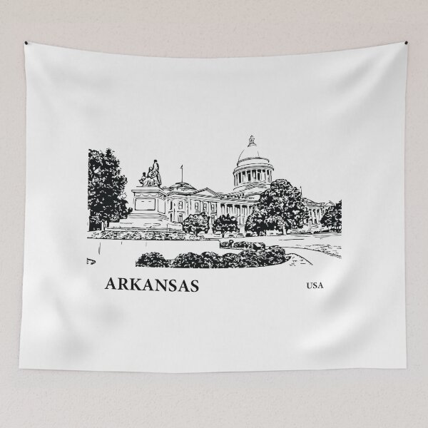 Item preview, Arkansas State USA designed and sold by Lakeric Cityscapes.