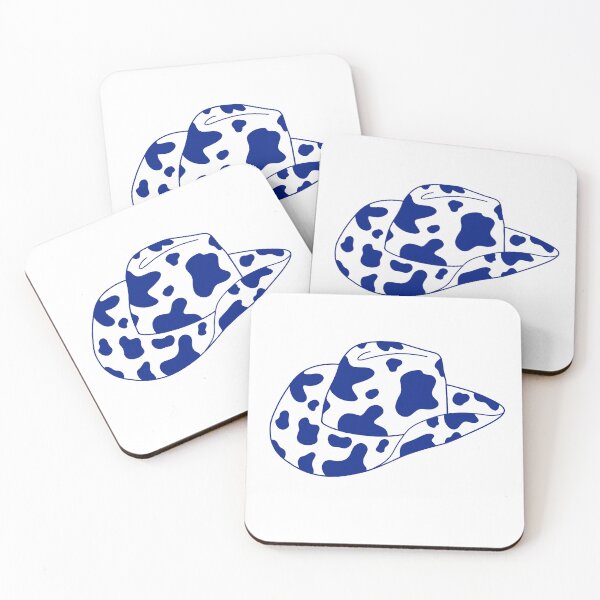 Item preview, Dark Blue Navy Cowprint Cowboy Hat designed and sold by sorooart.