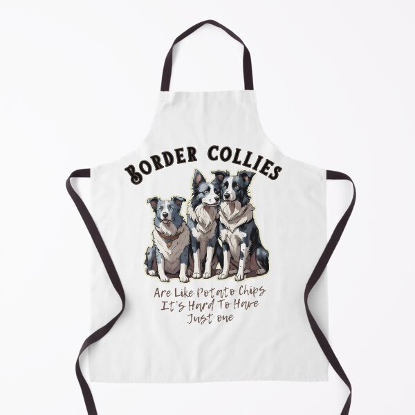 Aperçu de l'œuvre  Les chiens Border Collies "sont comme des chips, c'est difficile d'en avoir un seul" créée et vendue par GoodyPaws.