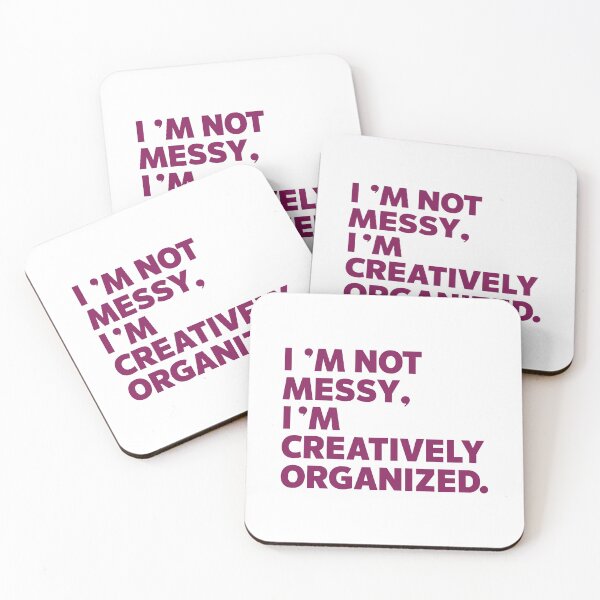 Item preview, Creatively Organized - Humorous Typography Design for the Creative Dad! designed and sold by HahaHandlesHub.