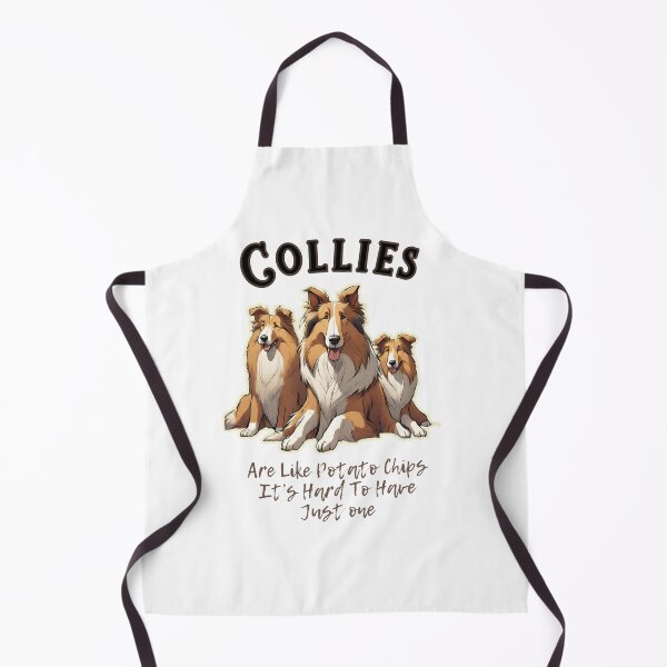 Item preview, Rough Collies Dogs "Are Like Potato Chips It's hard to have just one" designed and sold by GoodyPaws.