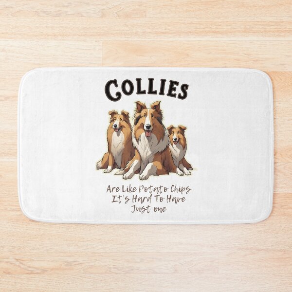 Item preview, Rough Collies Dogs "Are Like Potato Chips It's hard to have just one" designed and sold by GoodyPaws.