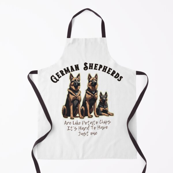Item preview, German Shepherds Dogs "Are Like Potato Chips It's hard to have just one" designed and sold by GoodyPaws.
