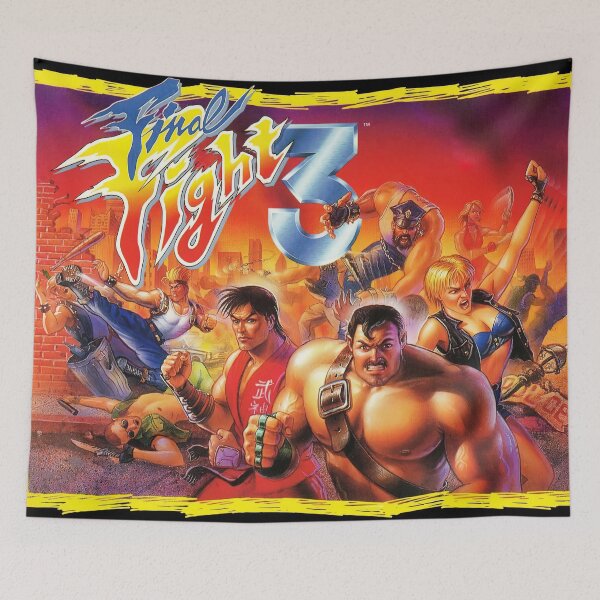 Item preview, Final Fight 3 Cover HD designed and sold by Retr0Tshirts.