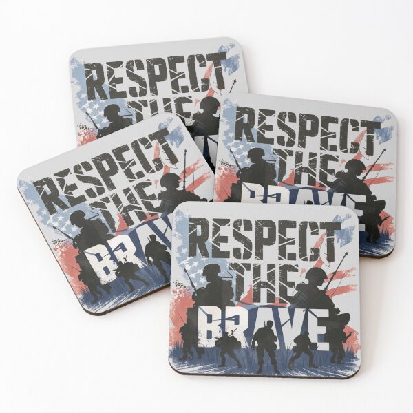 Item preview, Respect The Brave Patriotic US Army Tribute designed and sold by Taans-Creation.