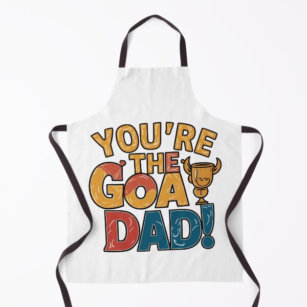 Item preview, You're the GOAT, Dad! Sporty Father's Day Sticker Design designed and sold by HahaHandlesHub.