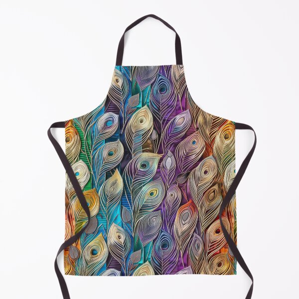 Item preview, Colorful Rainbow Peacock Bird Feathers designed and sold by GroovyPixels.