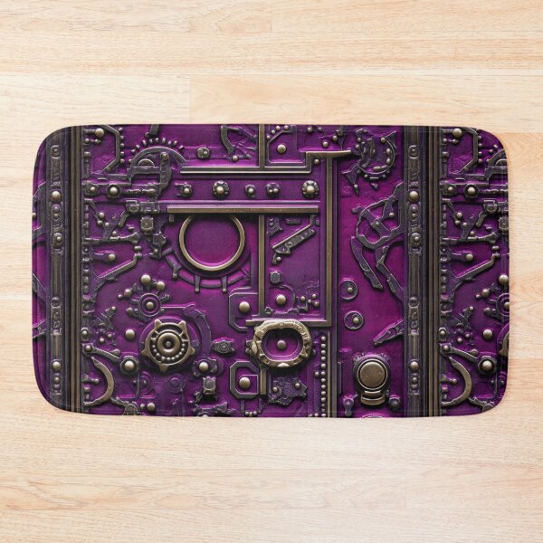 Item preview, Victorian Steampunk Gear Amethyst Purple Retrofuturism designed and sold by Eurokollektiv.