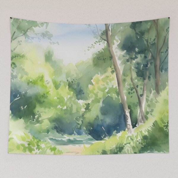 Item preview, Trail in Soft Greens designed and sold by StephanieLZ.
