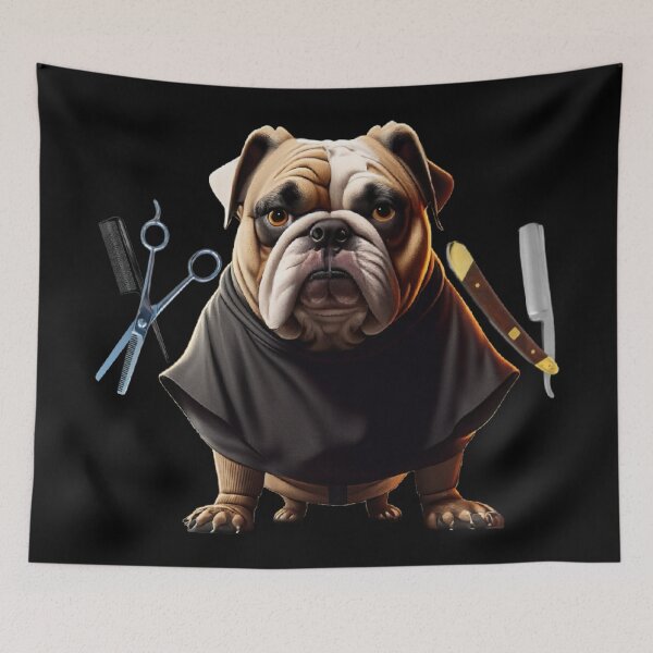 Item preview, BULLDOG barbershop  designed and sold by SmARTNiki.