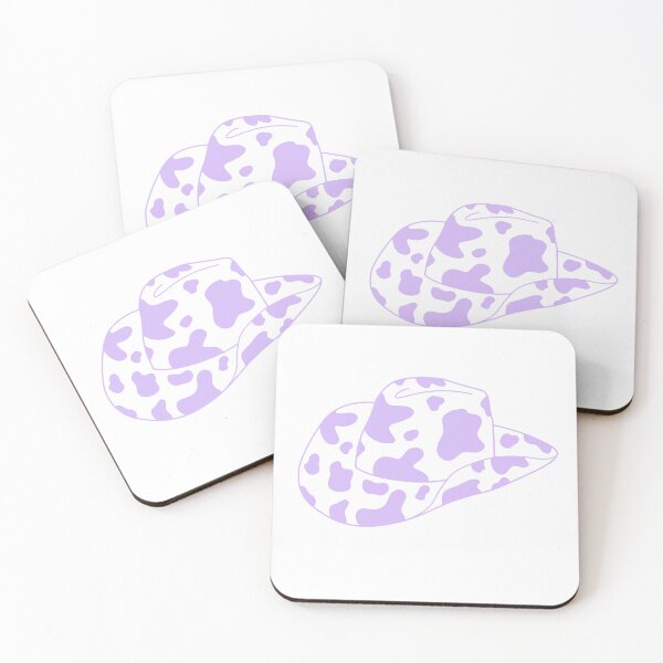 Item preview, Pastel Purple Lavender Cowprint Cowboy Hat designed and sold by sorooart.