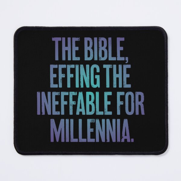 Item preview, The Bible, effing the ineffable for millennia. v.1 designed and sold by x1brett.