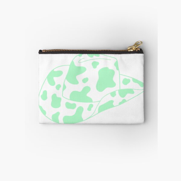 Item preview, Pastel Mint Green Blue Cowprint Cowboy Hat designed and sold by sorooart.