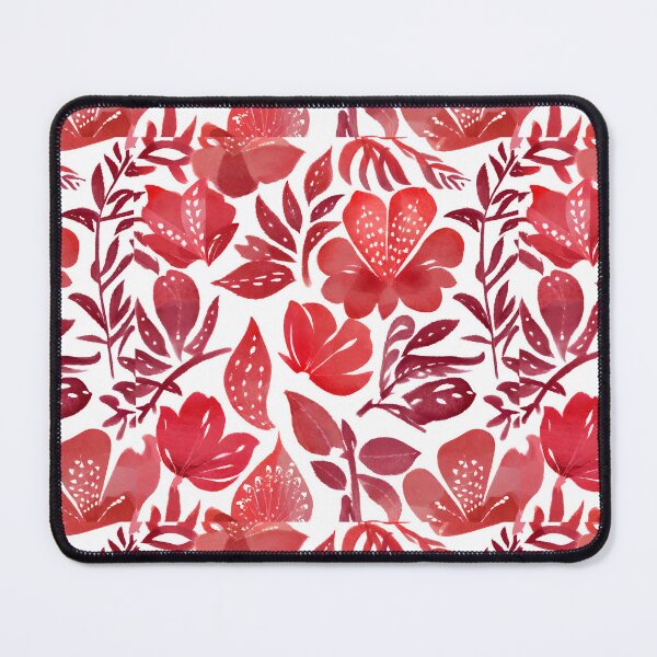 Item preview, Red flowers watercolor pattern designed and sold by AKRE R.