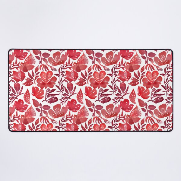 Item preview, Red flowers watercolor pattern designed and sold by AKRE R.