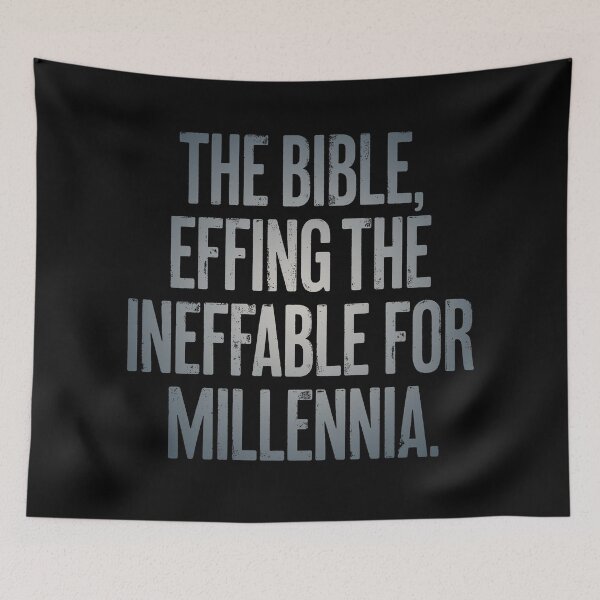Item preview, The Bible, effing the ineffable for millennia. v.4 designed and sold by x1brett.