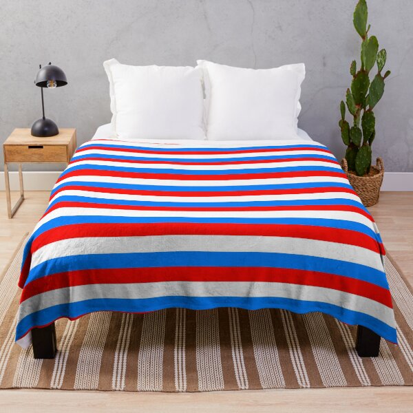 Item preview, Red White and Blue solid stripes designed and sold by Michael Stewart.