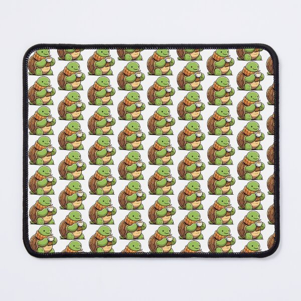 Item preview, Cozy Turtle with Hot Drink Cartoon designed and sold by Akioos.