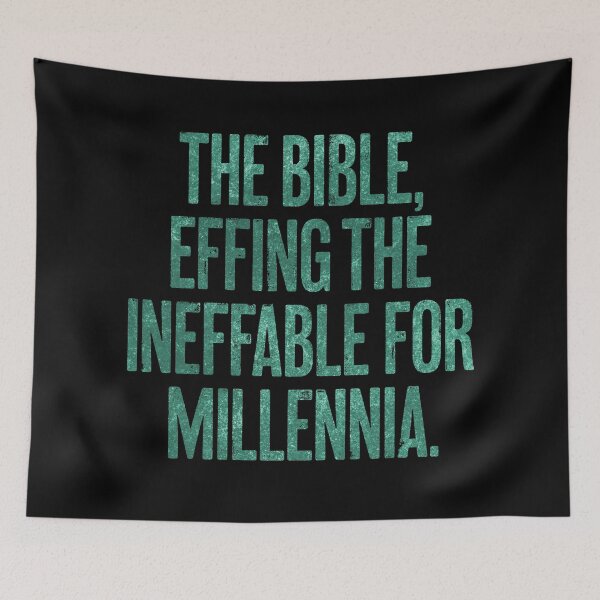 Item preview, The Bible, effing the ineffable for millennia. v.5 designed and sold by x1brett.