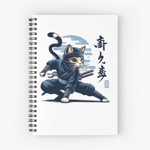 Artikelvorschau, Ninja-Katze: Heimlichkeit und Ehre entworfen und verkauft von Kookie Tarp.