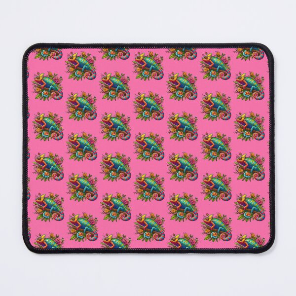 Item preview, Watercolor Chameleon Lizard Flowers Colorful Chameleon Lover -  designed and sold by PurpleLoveStore.