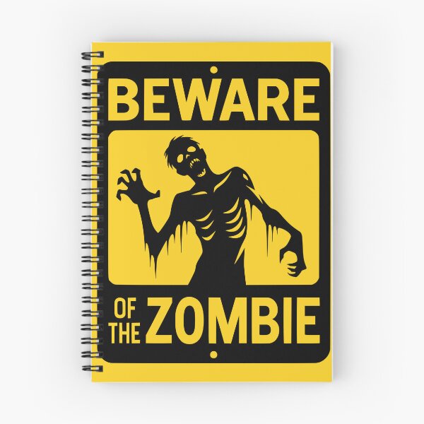 Item preview, Beware of the Zombie Sign Black designed and sold by PrintSoulDesign.