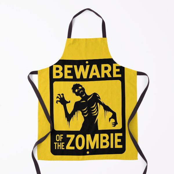 Item preview, Beware of the Zombie Sign Black designed and sold by PrintSoulDesign.