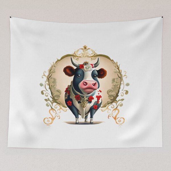 Item preview, baroque cow designed and sold by Maker Magia.