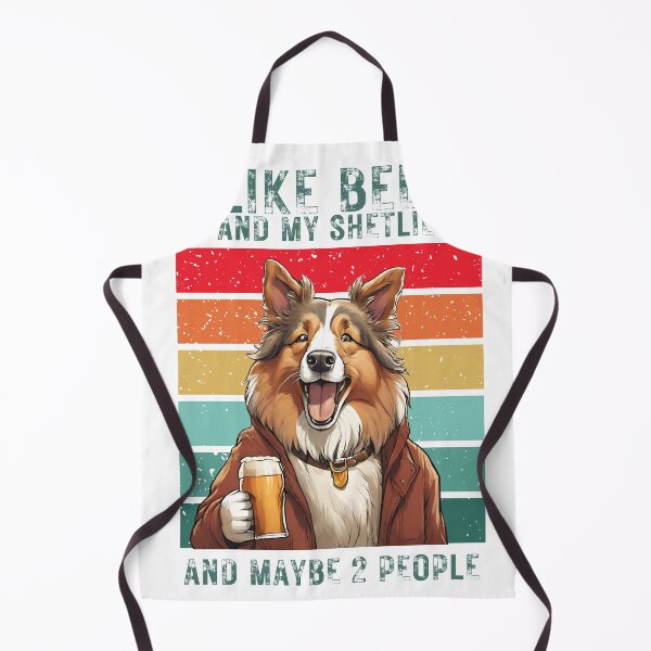 Item preview, My shetland sheepdog dog and beer "i like beer and my shetlie and maybe 2 people" designed and sold by GoodyPaws.