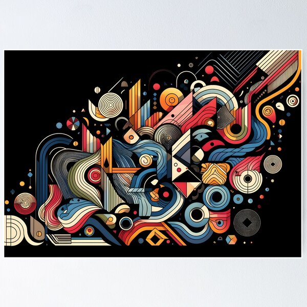 Item preview, Abstract geometry in cubism style designed and sold by darteanavisions.