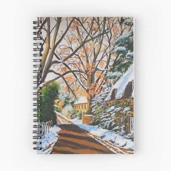 Item preview, Snow on a Cotswold Cottage designed and sold by Kit Domino.