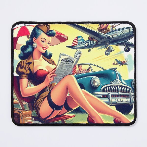 Item preview, Hot Vintage Pin-up designed and sold by PulpVintage.