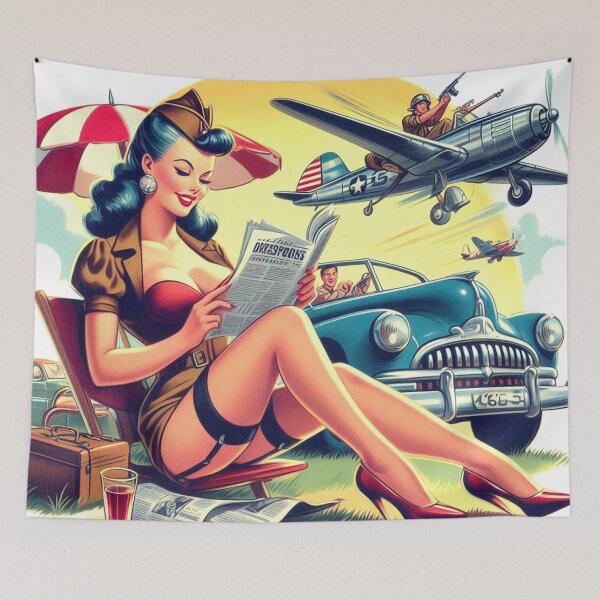 Item preview, Hot Vintage Pin-up designed and sold by PulpVintage.