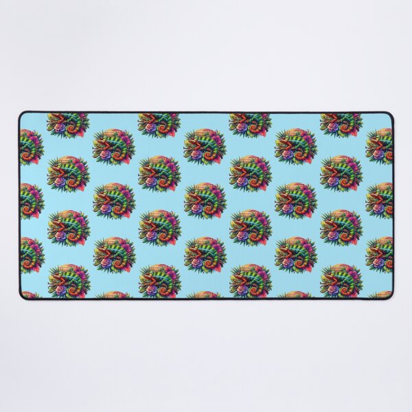 Item preview, Watercolor Chameleon Lizard Flowers Colorful Chameleon Lover -  designed and sold by PurpleLoveStore.