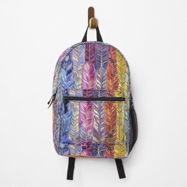 Item preview, Colorful Shiny Rainbow Peacock Bird Feathers designed and sold by GroovyPixels.