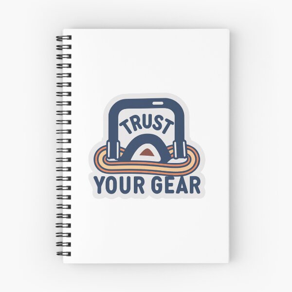 Item preview, Trust Your Gear - Climbing Carabiner and Rope Design designed and sold by NiftyWrx.