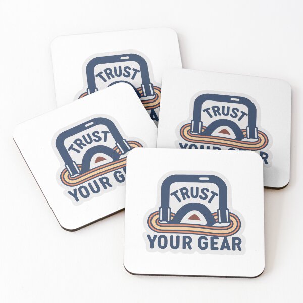 Item preview, Trust Your Gear - Climbing Carabiner and Rope Design designed and sold by NiftyWrx.