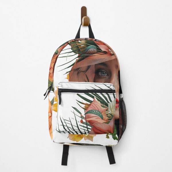 Item preview, Collage Wall Art T-shirt Design: Girl with Fascinator designed and sold by ForeverPrintsOK.