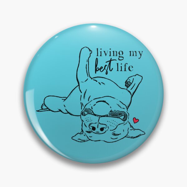 Item preview, Living My Best Life Pittie Pit Bull designed and sold by Furkid Studio.