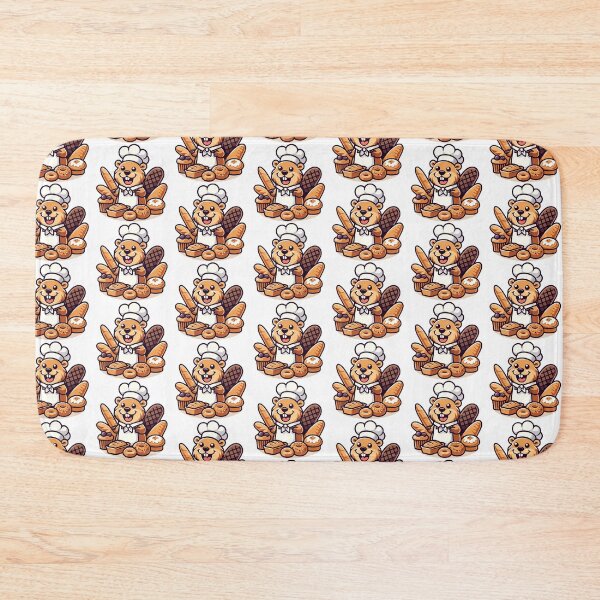 Item preview, Baker Beaver with Pastries - Cute and Whimsical Culinary designed and sold by Akioos.
