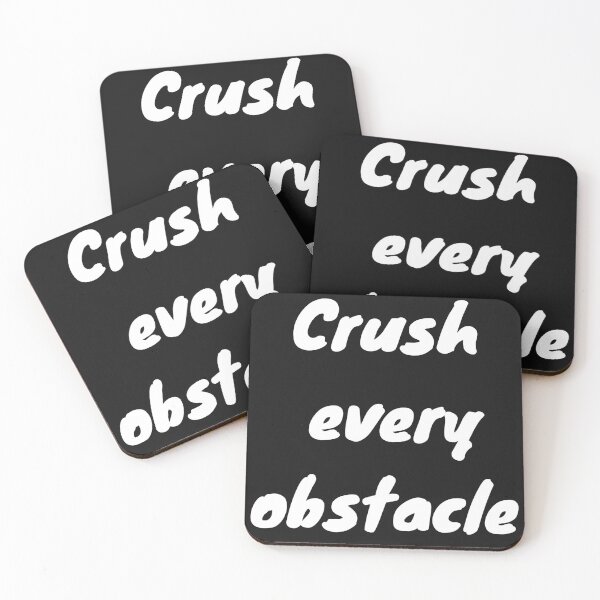 Item preview, Crush every obstacle designed and sold by MetalRockMusic.