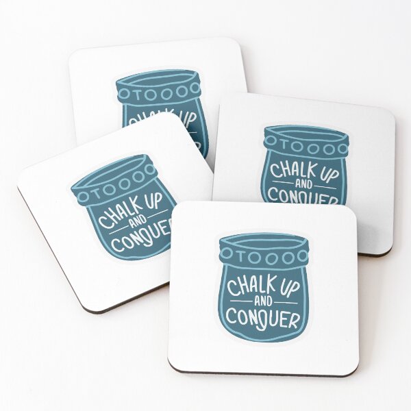 Item preview, Chalk Up and Conquer Climbing Motivation designed and sold by NiftyWrx.
