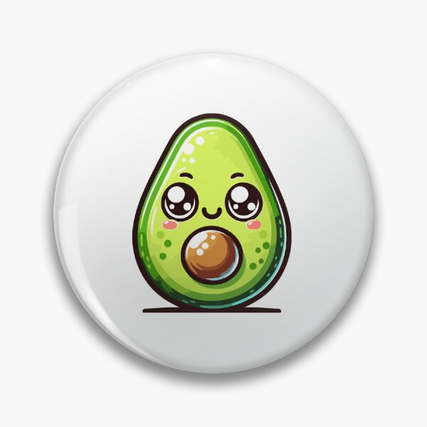 Item preview, Adorable Avocado with Cute Face - Fun and Whimsical Food designed and sold by Akioos.